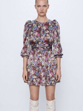 Zara Floral Mini Dress